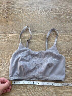 Lunalae Sports Bra Top  - Grey purple, Size 2